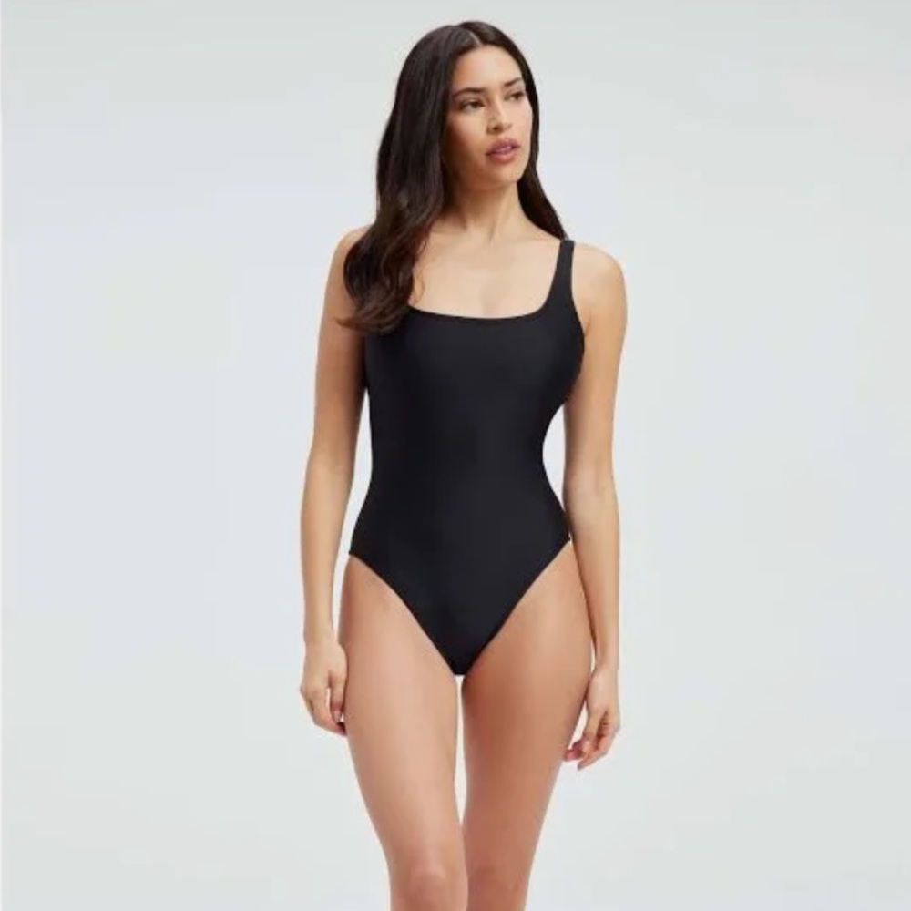 NWT Good American Modern Tank One-Piece Swimsuit